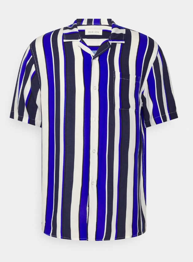 Pier One - VISKOSE SHIRT - Shirt - blue