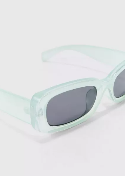 Rectangular Sunglasses In Blue