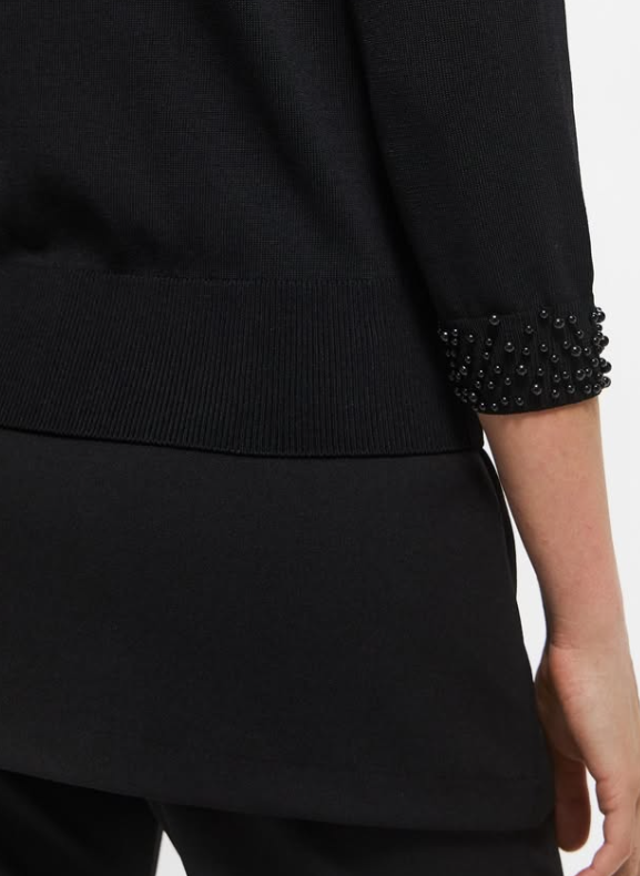 H&m - High Neck Black Pearl