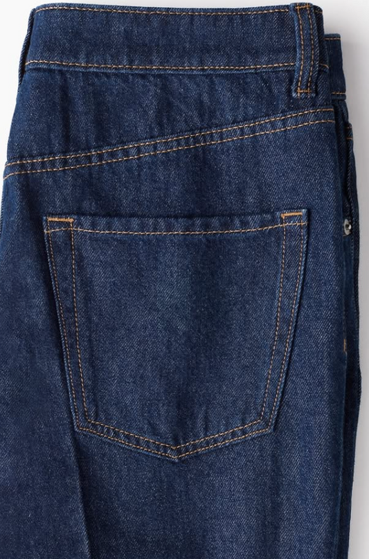 H&M - STRAIGHT REGULAR JEANS - Dark Blue