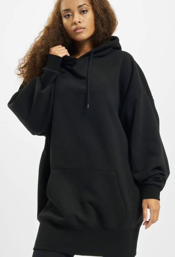 Urban Classics - Ladies Long Oversize Hoody black.