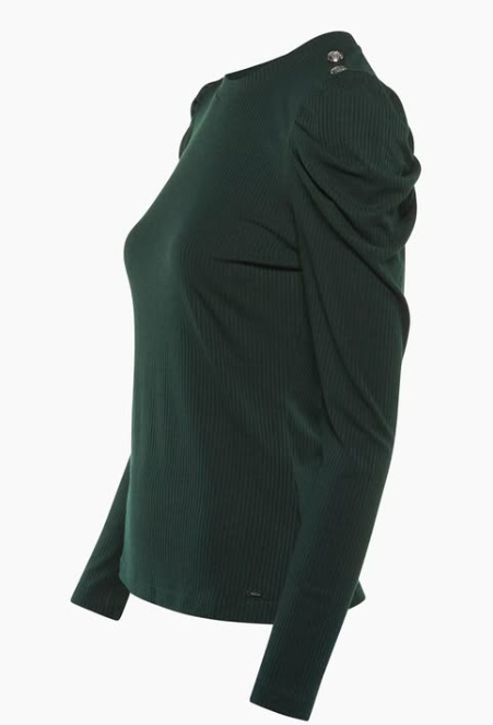 Morgan- Ruched Sleeve Blouse