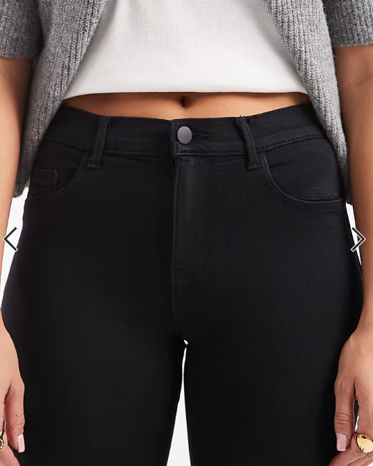 ONLY Royal high waisted skinny jeans in black