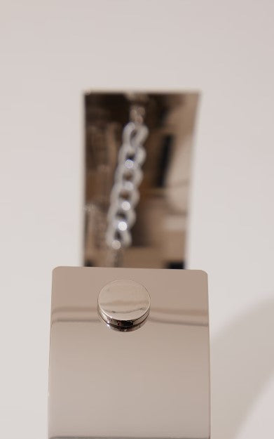 Silver Metal Plated Waist Belt