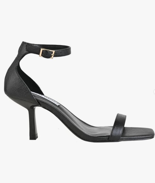 Steve Madden Blairee Black High Sandals