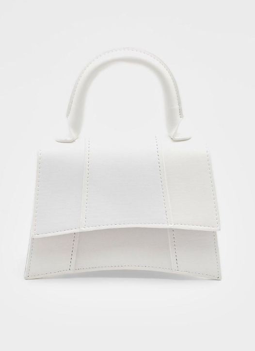 Boohoo Curve Grab Bag - white