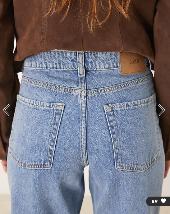 JJXX Seville loose jeans in light blue