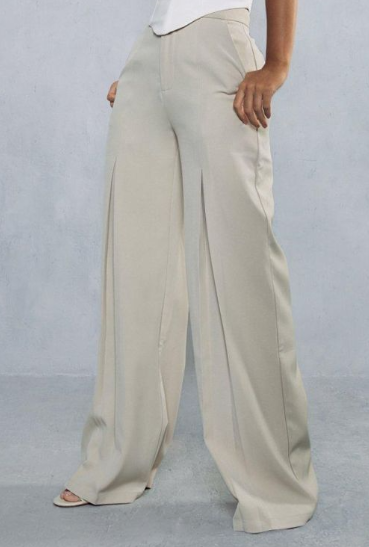 Misspap Premium Pleat Detail Tailored Trousers