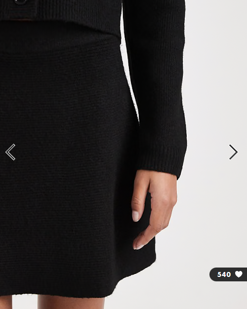 ASOS DESIGN micro skirt co-ord in black