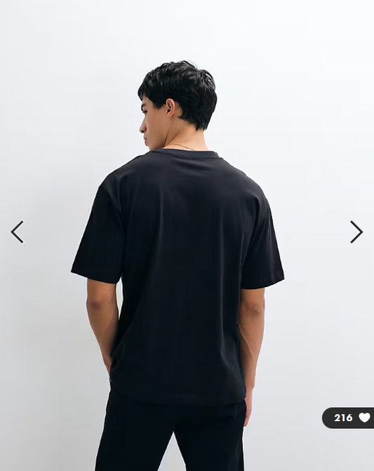 ASOS DESIGN Essentials relaxed t-shirt in black.