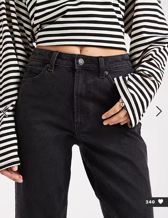 Asos - ankle grazer stretch straihht jeans