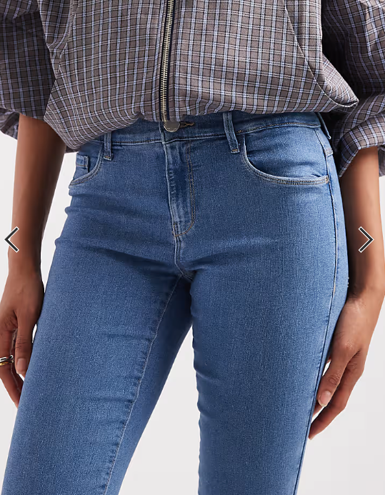 ONLY Rain skinny jeans in mid wash