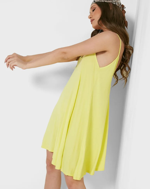 Boohoo Pleated V-Neck Dress