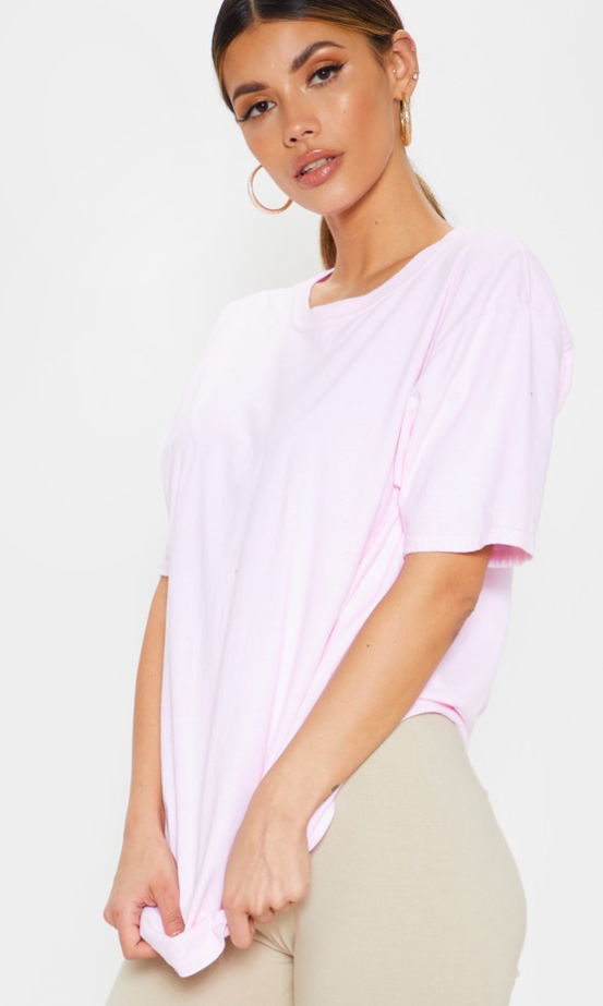 Ultimate Candy Pink Oversized T Shirt