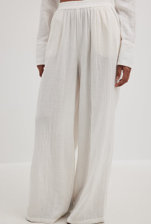 Regular Pants in White