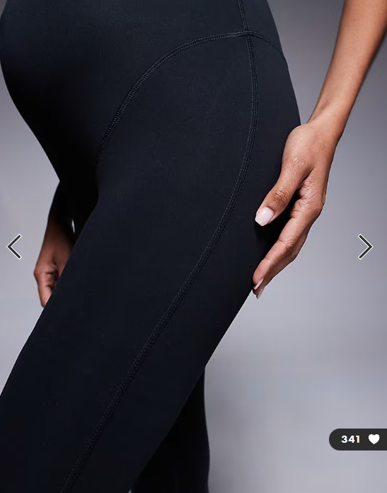 4505 Maternity Icon soft touch high waist yoga legging in black