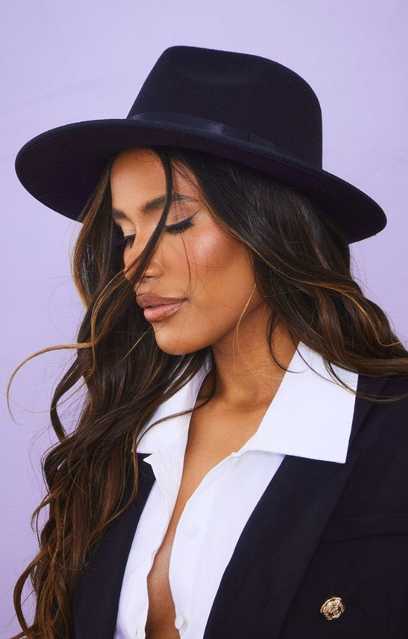Basic Black Fedora Hat