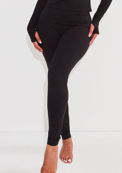 Shape Black Sculpted Seam Detail High Waist Leggings