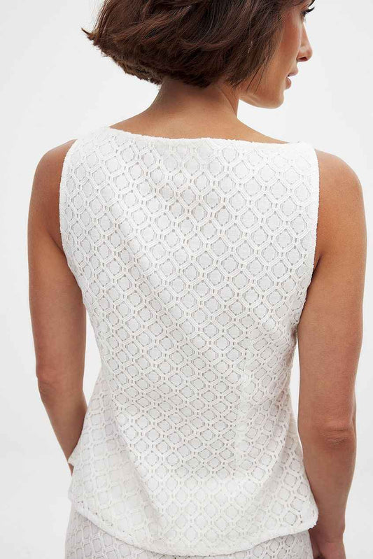 Na-kd Anglaise Button Detail Vest