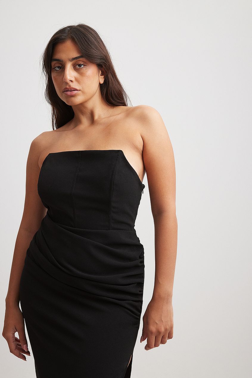 Bandeau Corset Midi Dress