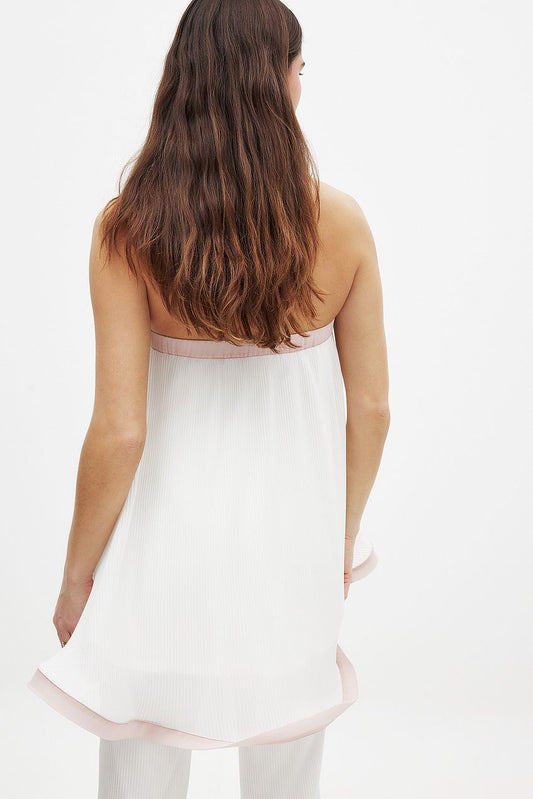 Na-kd Bandeau Flounce Top