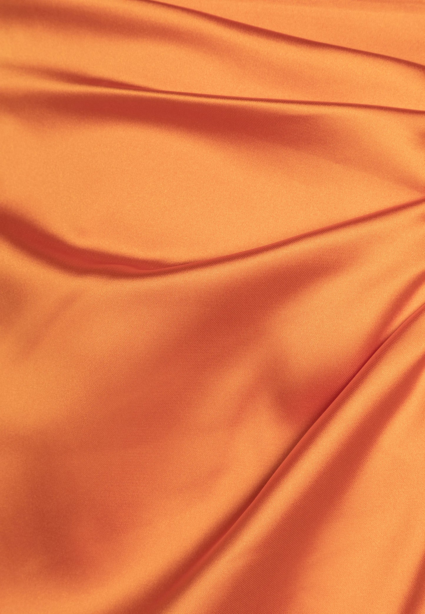 Satin Wrap Midi Skirt