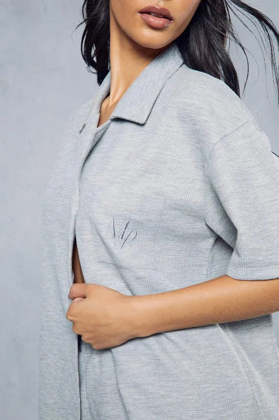 Premium Waffle Embroidered Shirt