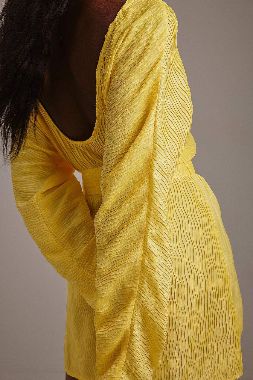 Buckle Belt Mini Dress