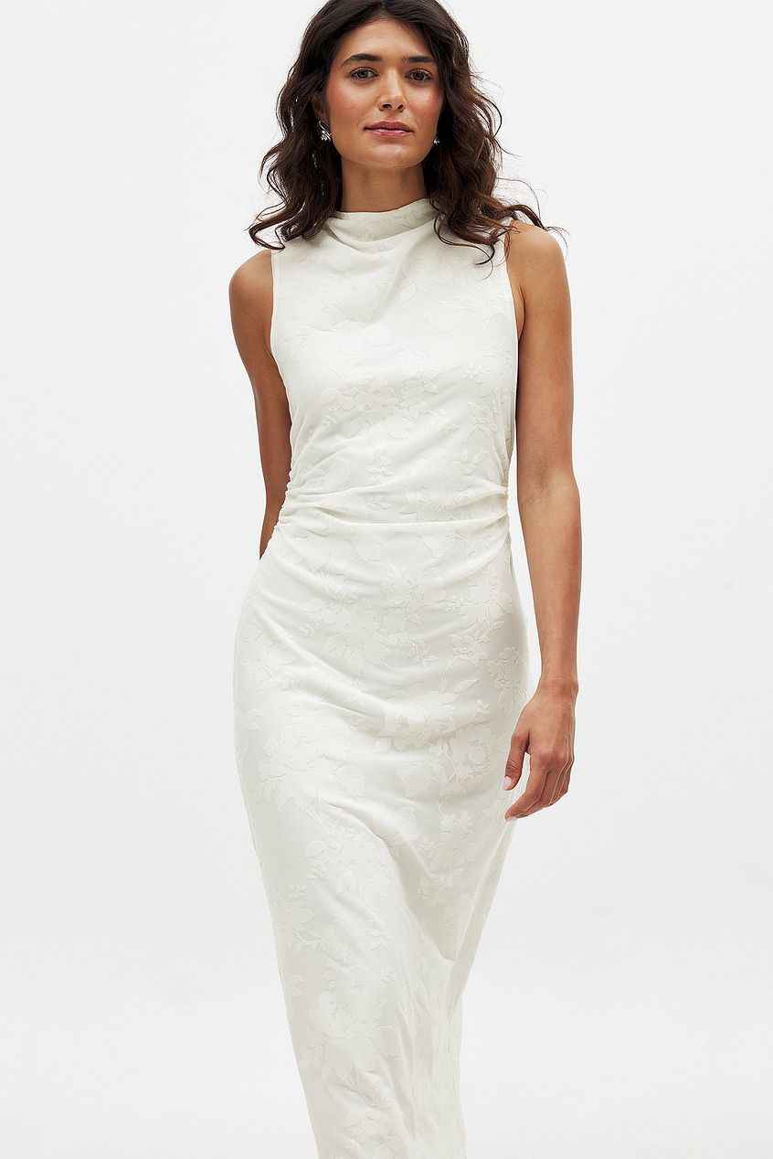 Na-kd Burn Out Midi Dress