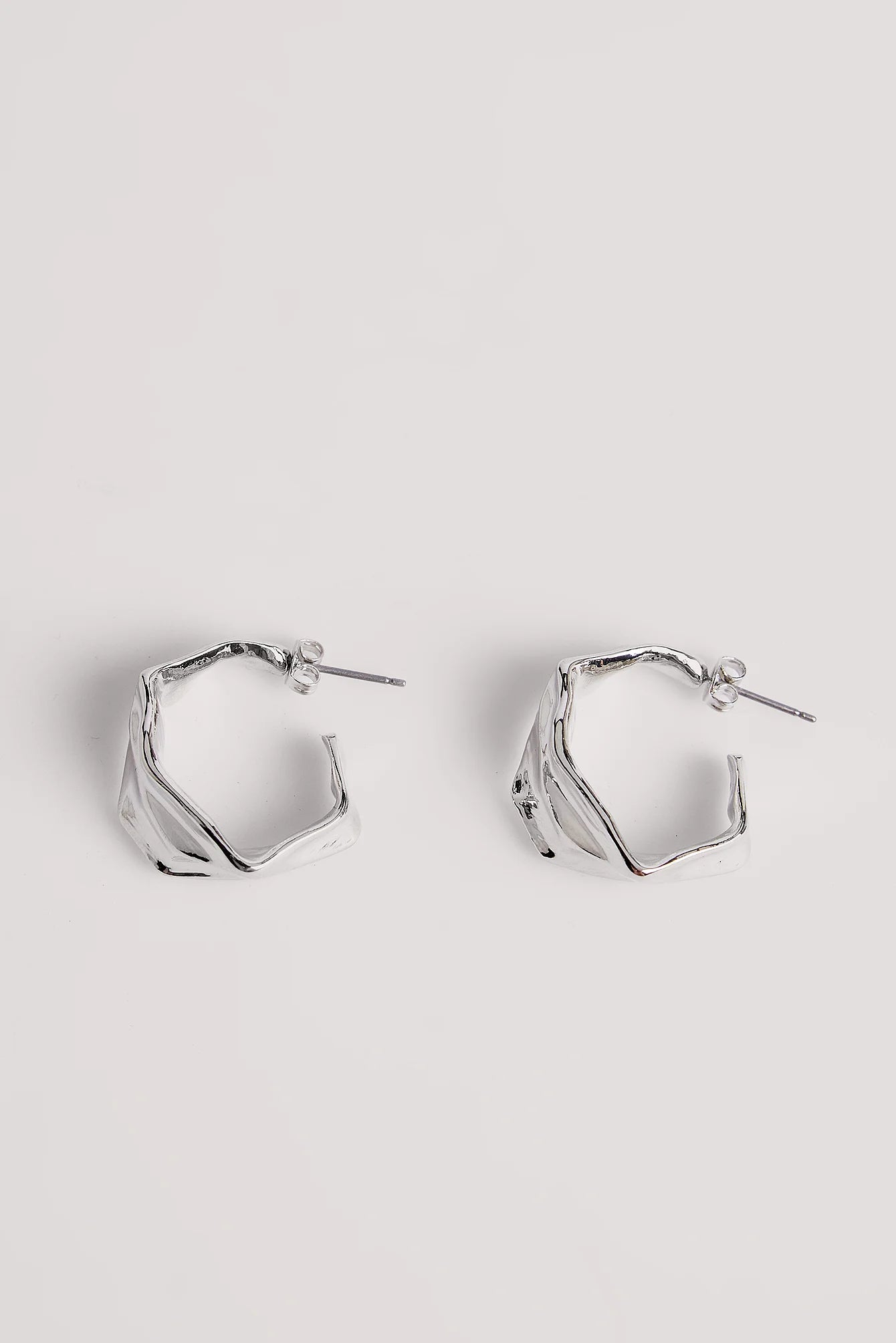 Chunky Earrings Silver