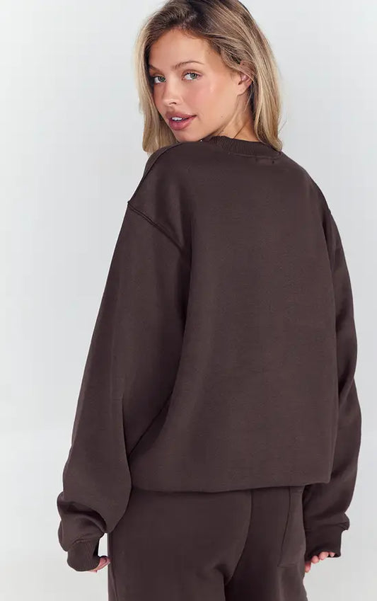 Plt - Espresso Pullover Sweatshirt