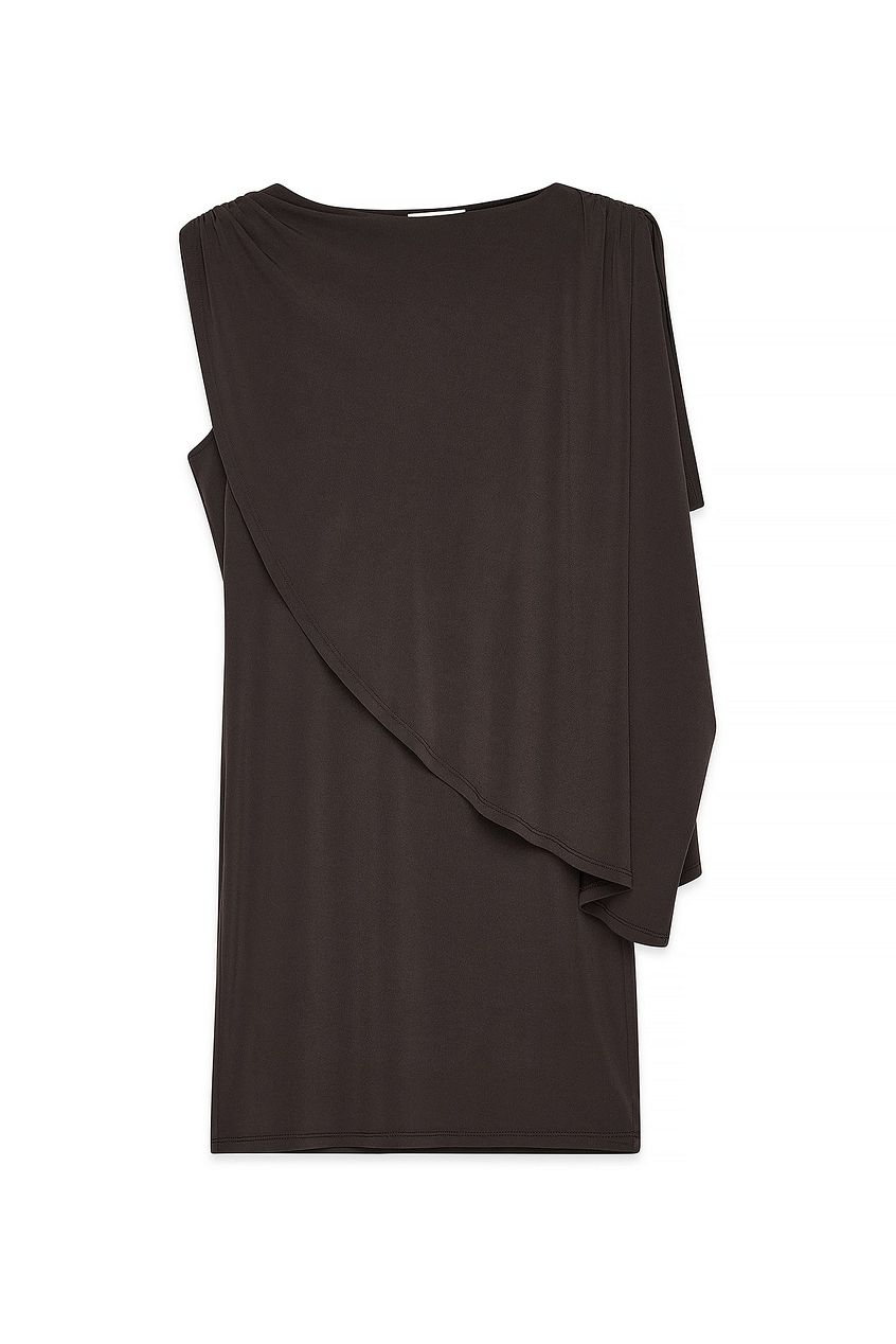 Na-kd Draped Mini Cape Dress
