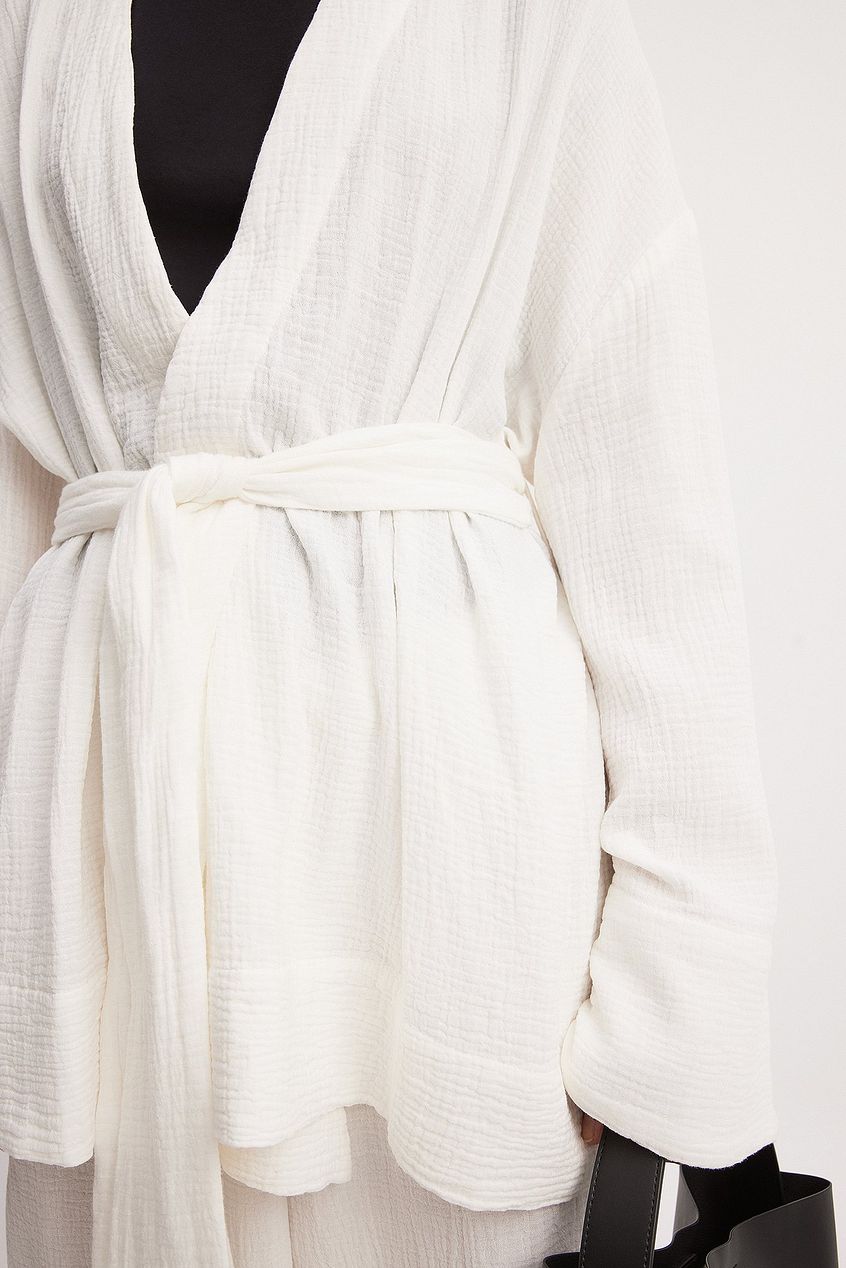 Na-kd Flowy Belted Blazer