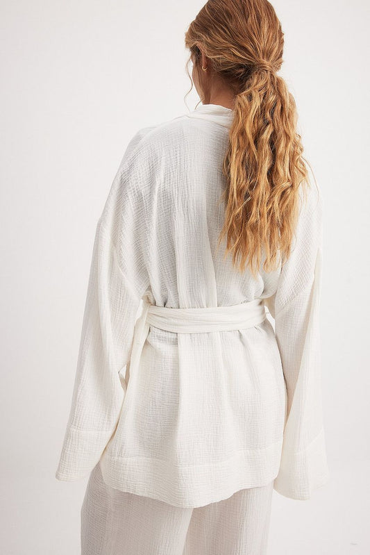 Na-kd Flowy Belted Blazer