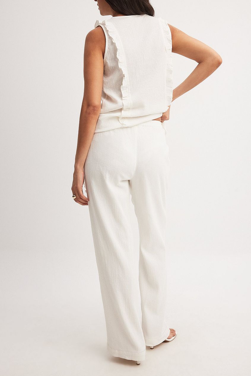 Frill Details Pants