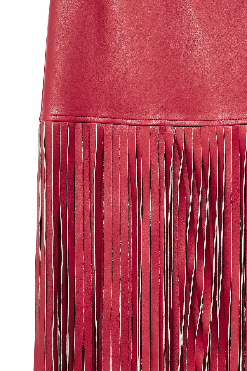 Na-kd Fringe Detail Mini Skirt