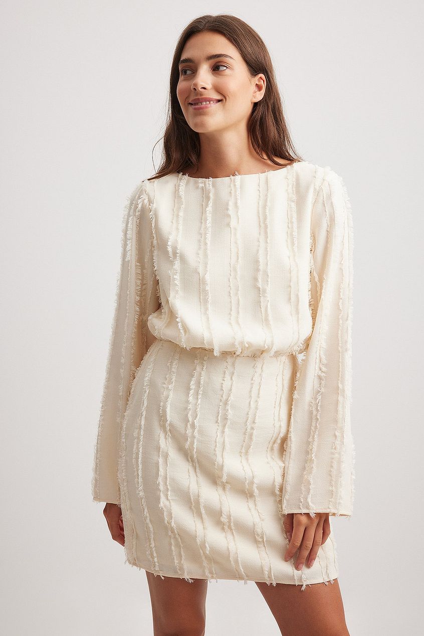 Fuzzy LS Mini Dress