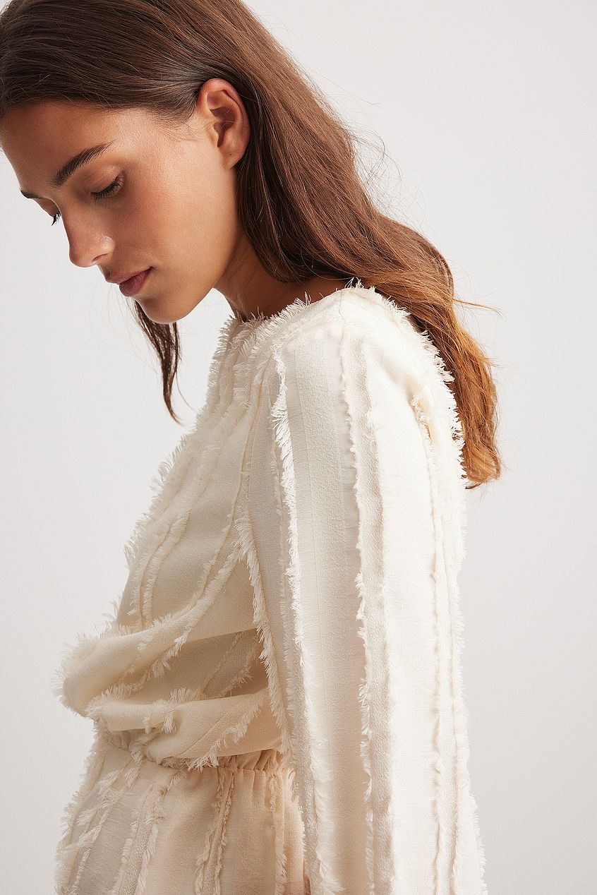 Fuzzy LS Mini Dress