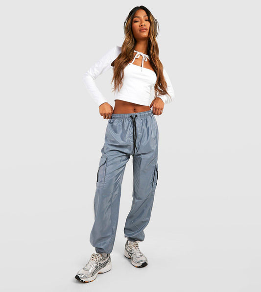 boohoo - Shell Cargo Joggers