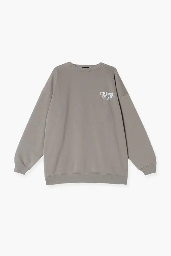 DSGN Studio Sports Club Slogan Oversized Sweatshirt