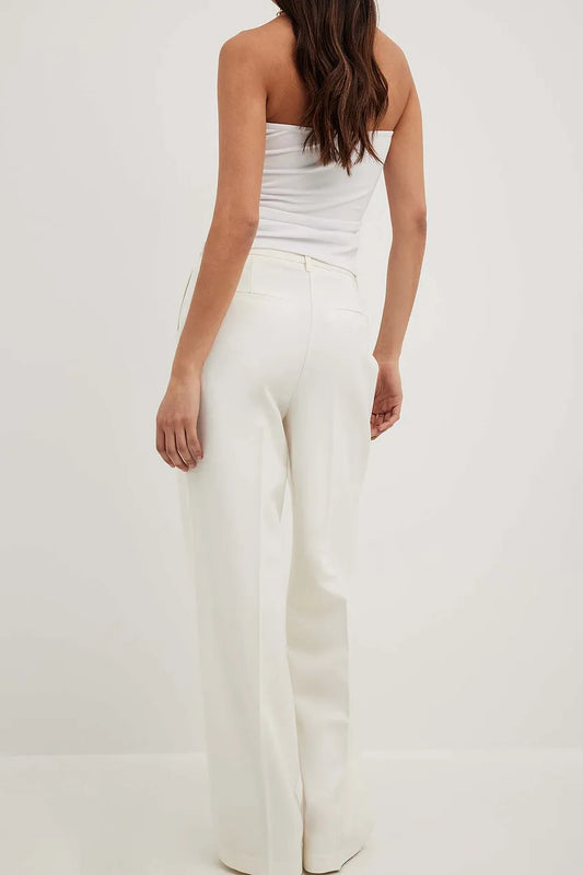 Heavy High Waist Suit Pants