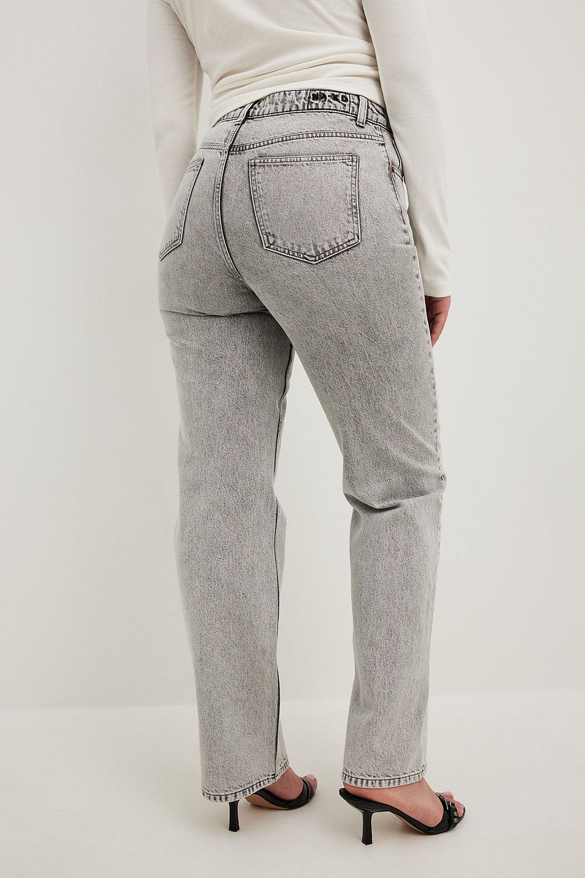 Straight High Waist Jeans