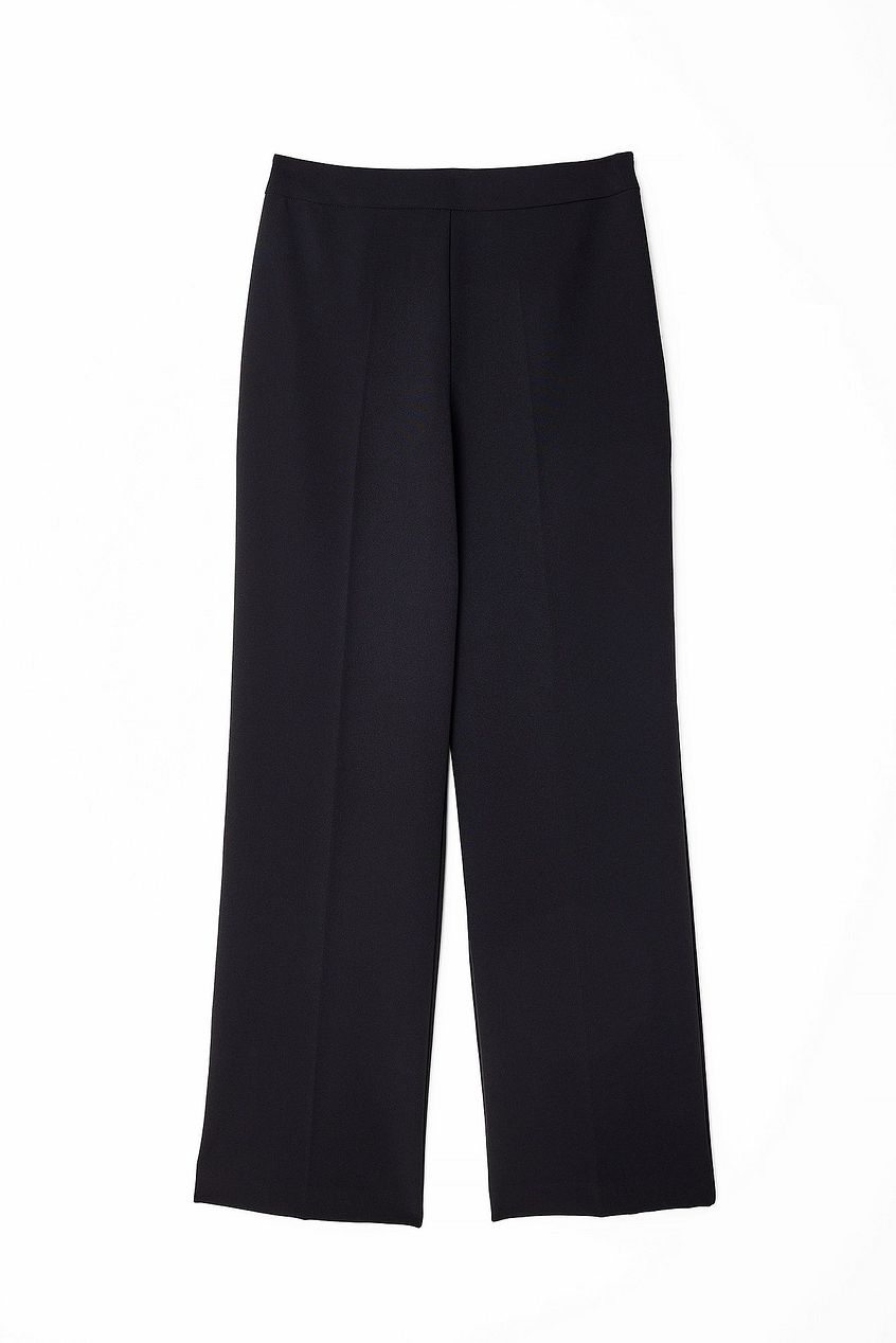 High Waist Straight Leg Pants