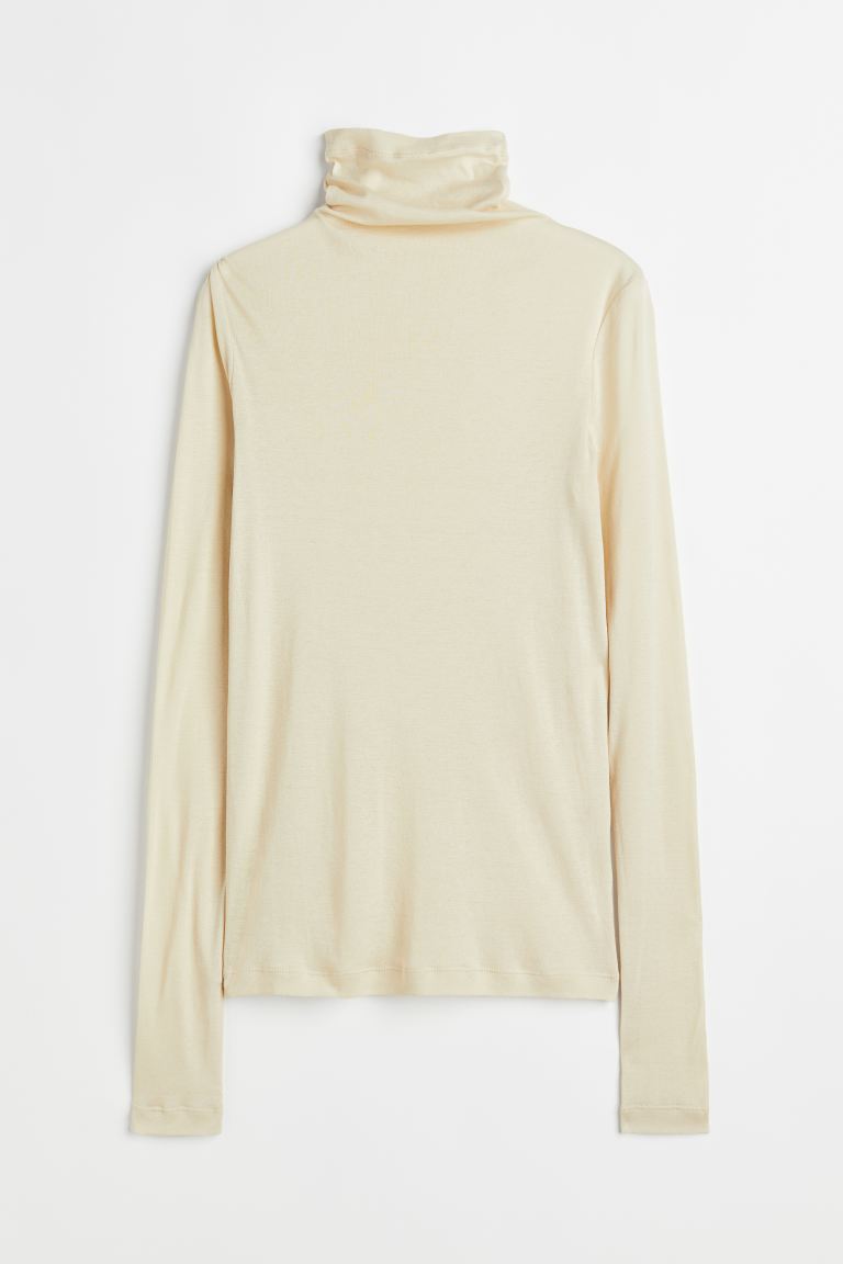 Pima Cotton Turtleneck Top DEXISTREND