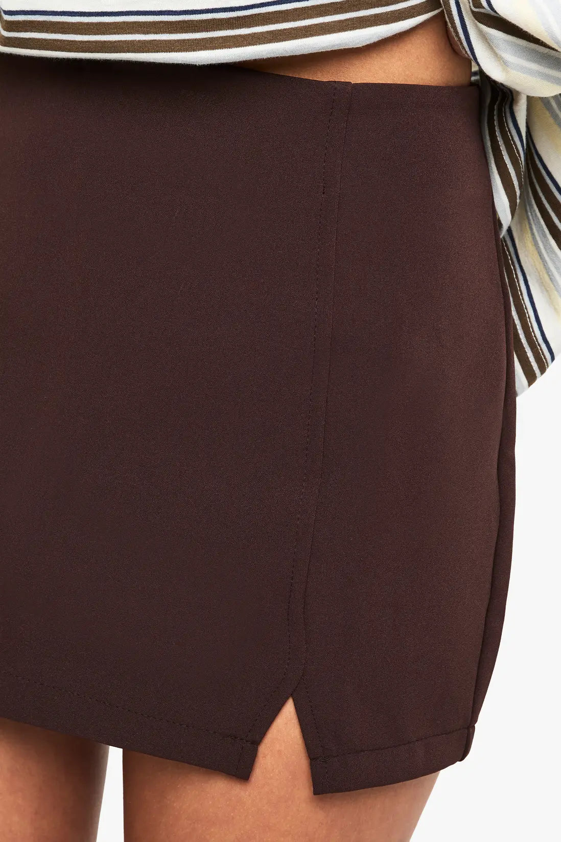 boohoo Split Front Micro Mini Skirt