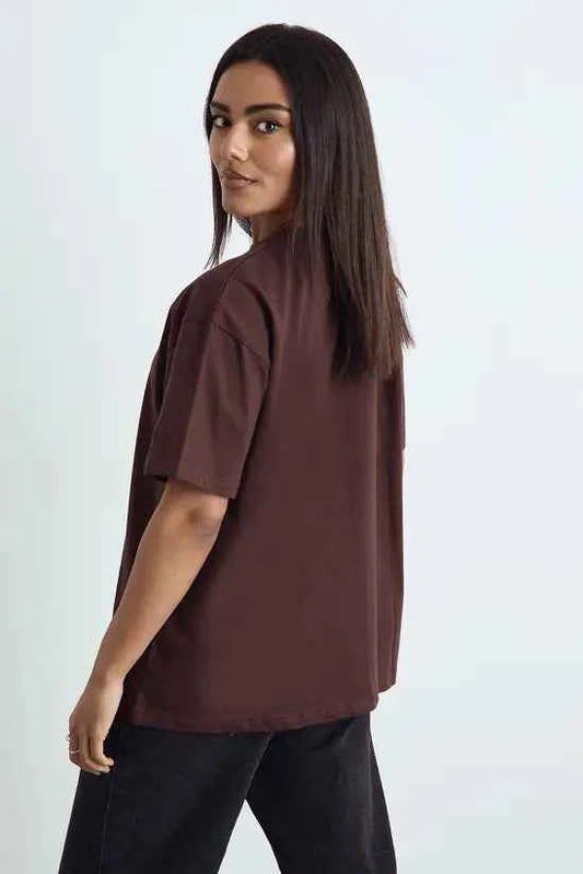 boohoo Basic Oversized Short Sleeve T-Shirt