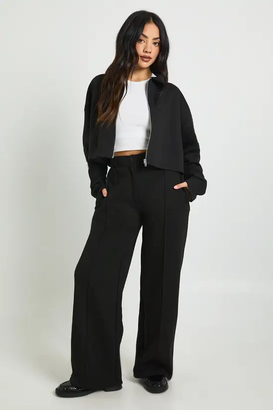 boohoo Cropped Bomber Jacket