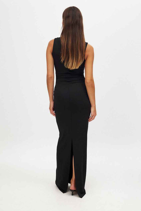Jersey Sleeveless Maxi Dress