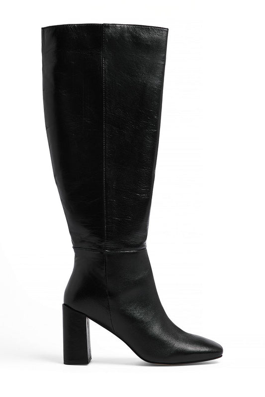 Leather Knee High Boots