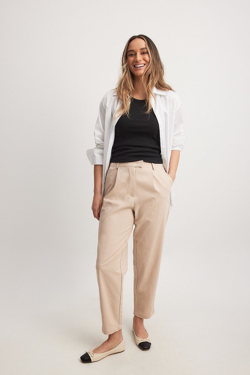 Linen-blend Chinos